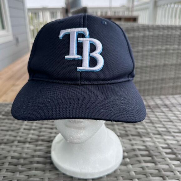 Tampa Bay Rays Hat Adjustable Strapback Baseball MLB Cap OC Sports Navy Blue - Picture 1 of 6